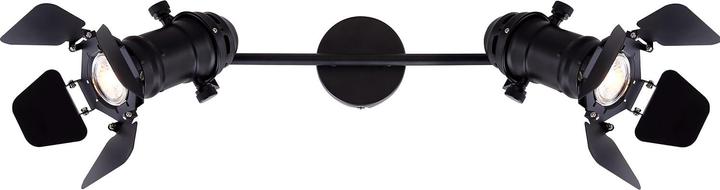 Produktbild Globo Strahler Egon schwarz 2xGU10 (GU10)