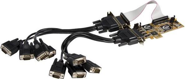 Produktbild StarTech 8 Port Serielle RS232 PCI Express Schnittstellenkarte mit 16550 UART