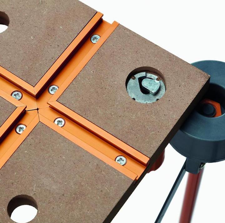 Produktbild Werkstarck Tischplatte mit Nutenschine BORA MFT (Metall)