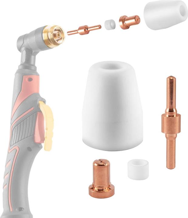 Produktbild Stahlwerk Verschleissteile Set 30 Teile für Plasmaschneider PT 31 Schneidzubehör
