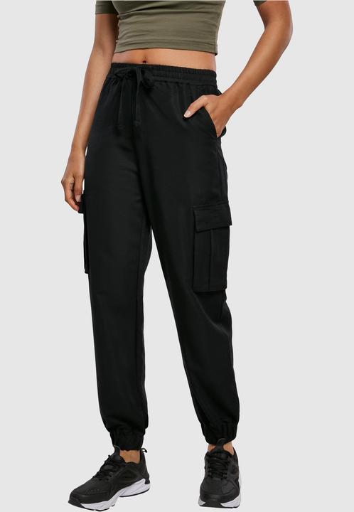Image du produit Urban Classics Pantalons cargo en sergé viscose pour dames (L)
