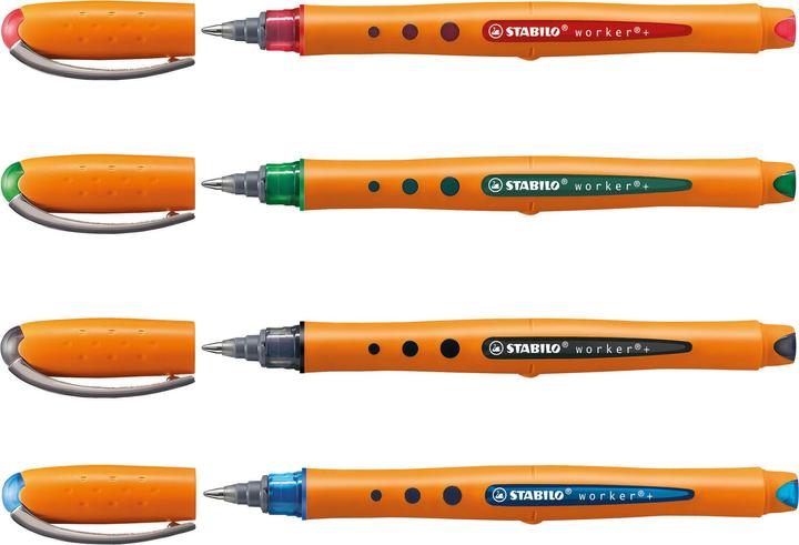 Produktbild STABILO worker+ Tintenroller (Grün, 1 x)