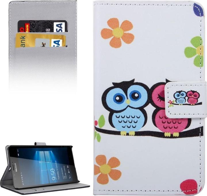 Actual product image König Design Mobile phone cover case for mobile Microsoft Lumia 950 XL Owls couple in love