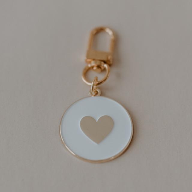 Actual product image Eulenschnitt Heart keyring pendant - by