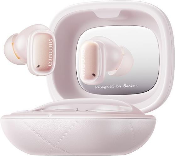 Produktbild Baseus AirNora 3 Kopfhörer True Wireless Stereo (TWS) im Ohr Anrufe/Musik Bluetooth Rosa (ANC, 6 h, Kabellos)