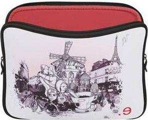Image du produit Be.ez Housse pour MacBook Pro 13" LA Edition robe 'I LOV PARIS' avec fermeture éclair (13")