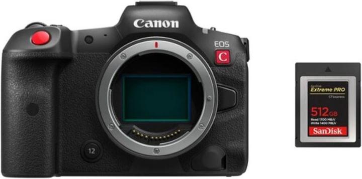 Produktbild Canon R5 C inkl. CFExpress 512GB Speicherkarte