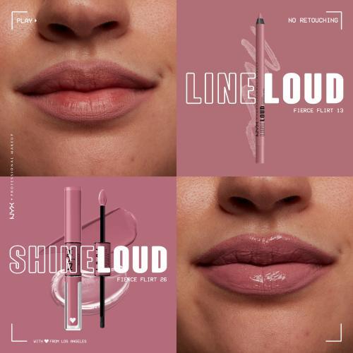 Image du produit NYX Professional Make-Up Shine Loud High Pigment (26 Fierce)