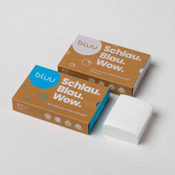 Actual product image bluu Universal washing strips (60 Washing cycles, Washcloths)