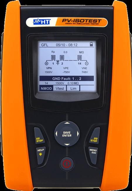 Actual product image HT Instruments Insulation tester PV ISOTEST 100 MΩ