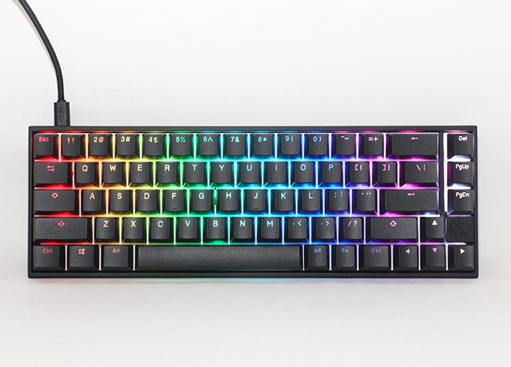 Actual product image Ducky Mecha Pro SF Gaming Keyboard - Cherry MX-Speed-Silver (DE, Cable)