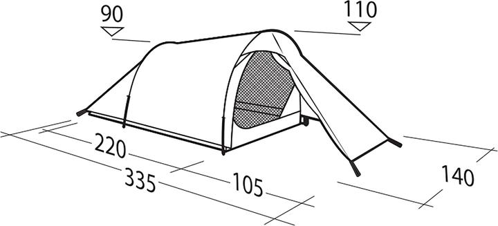 Produktbild Robens Sprinter 2 Lw (Kuppelzelt, 1.90 kg, 2 Personen)