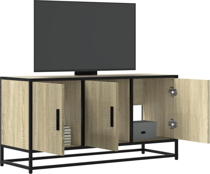 Image du produit VidaXL Armoire TV Lowboard Meuble TV Chêne Sonoma (100 x 35 x 50 cm)