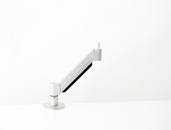 Image du produit Kenson Monitor Arm med gaspatron (sølv) (Tables, 32")