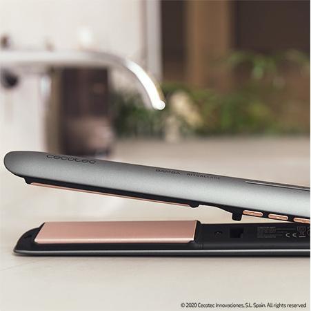 Actual product image Cecotec 880 HidraProtect Tourmaline Hair Straightener with Keratin and Argan Oil Coating and Ionic Function (Straightening iron)