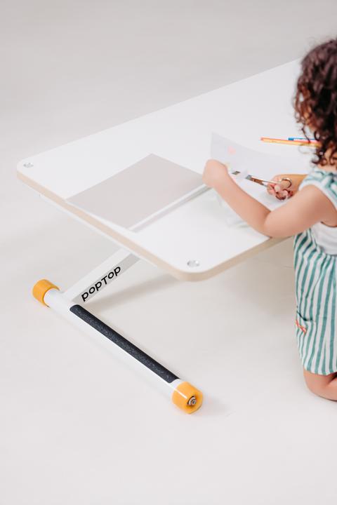 Image du produit PopTop La scrivania per bambini regolabile in altezza (115 x 65 x 86 cm)