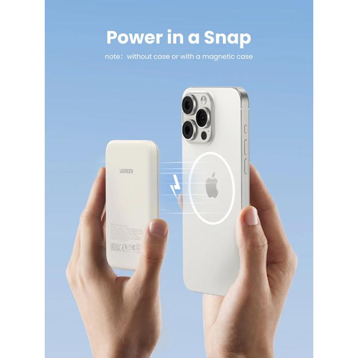 Actual product image Ugreen Magnetic Power Bank (5000 mAh, 15 W, 18.50 Wh)