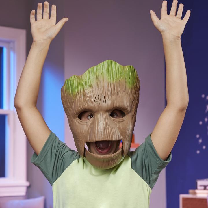 Produktbild Hasbro Marvel Guardians of the Galaxy Vol. 3 Groot Rollenspielmaske, sprechende Groot Maske, Superhelden-Ma