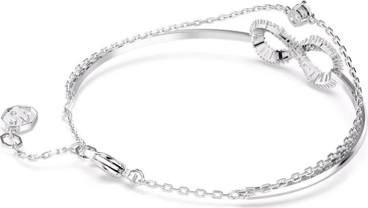 Produktbild Swarovski Hyperbola Armreif Unendlichkeit Weiss (16.50 cm, Swarovski Metall)