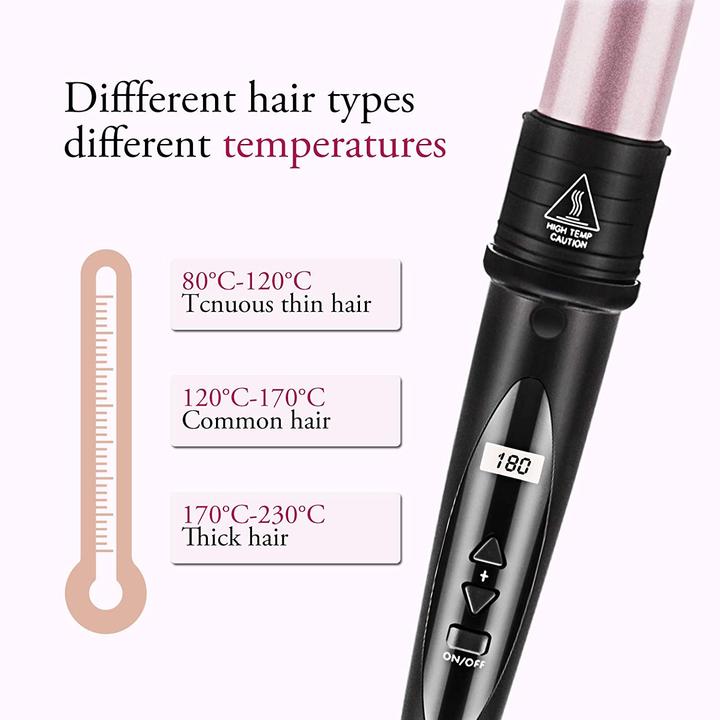 Actual product image Nwouiiay Curling Iron 6 in 1 (32 mm, 9 mm, 19 mm, 25 mm)
