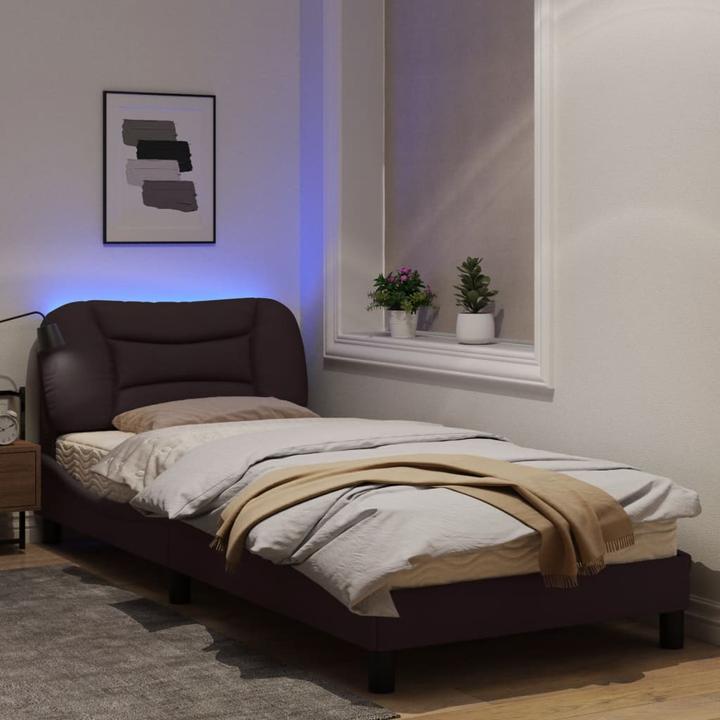 Image du produit VidaXL Cadre de lit avec tissu LED (90 x 200 cm)