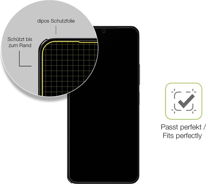 Actual product image Dipos Full Cover Screen Protector Matte (1 Piece, Xiaomi Redmi A3)