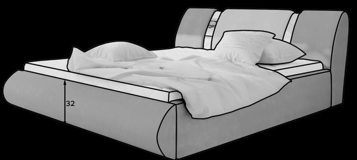 Produktbild ELTAP Flavio mit Stauraum (180 x 200 cm)