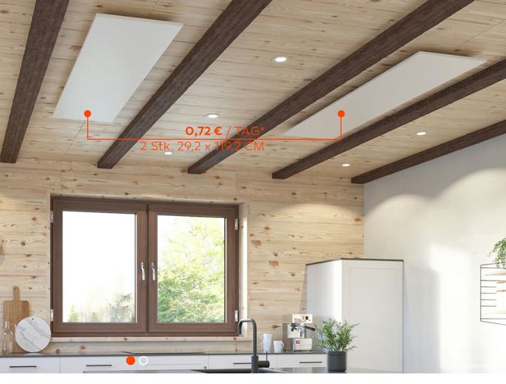 Produktbild Welltherm 310W Infrarotheizung (Metall) (310 W)