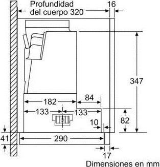 Actual product image Siemens iQ300 LI67SA531 Cooker Hood Semi Built-in (Pullout) ³/h A (Hut ventilator)
