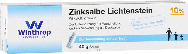 Produktbild Zentiva Zinksalbe Lichtenstein, 40 g Salbe