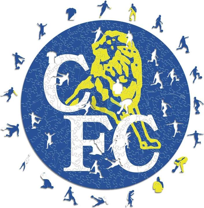 Produktbild Iconic Chelesea FC - Retro Logo - Holz Puzzle Grösse L (500 Teile) (500 Teile)