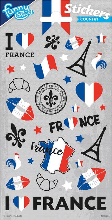 Produktbild Totum Aufkleberbogen Frankreich