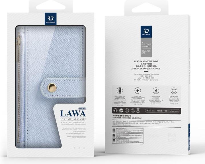 Actual product image Dux Ducis Lawa Series MagSafe Leatherette Bookcover Cover (Apple iPhone 16 Pro Max)