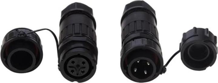 Actual product image Velleman 4P CABLE MOUNT - WATERPROOF IP68 - 16A 230V M+ F (1 set)