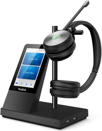 Actual product image Yealink WH66 DECT Wireless Headset DUAL UC, Personal audio conferencing system, Black, Status, CE, F