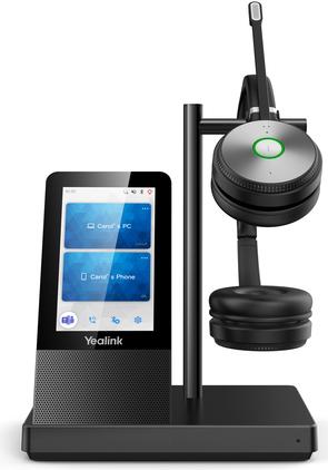 Actual product image Yealink WH66 DECT Wireless Headset DUAL UC, Personal audio conferencing system, Black, Status, CE, F