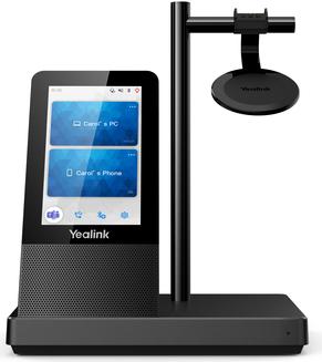 Actual product image Yealink WH66 DECT Wireless Headset DUAL UC, Personal audio conferencing system, Black, Status, CE, F