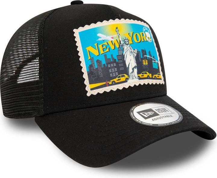 Actual product image New Era Aframe Trucker Postcard New York (One size)