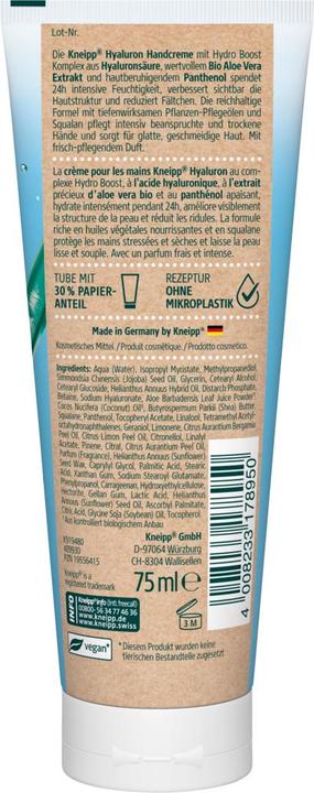 Actual product image Kneipp Hyaluron Handcreme (75 ml)