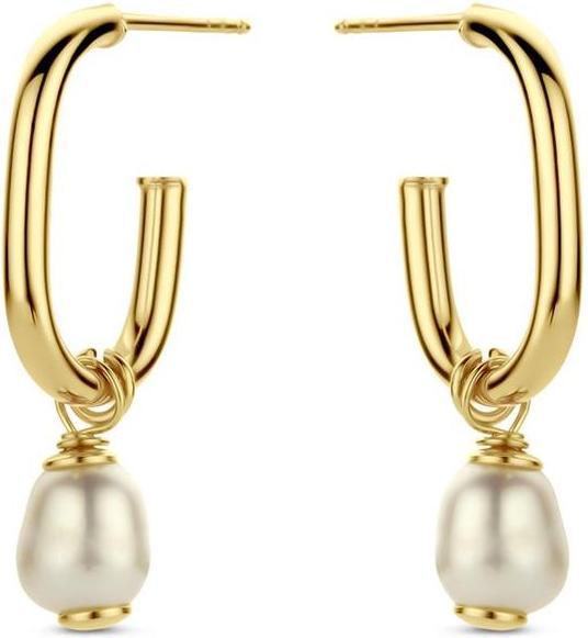 Actual product image Casa Jewelry Oorringen with Steker Verona - Gold Gilded