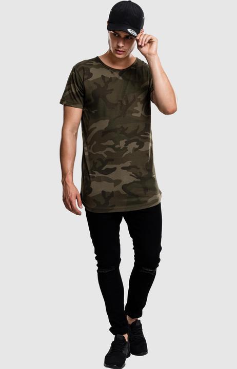 Actual product image Urban Classics Camo Shaped Long Tee (S)