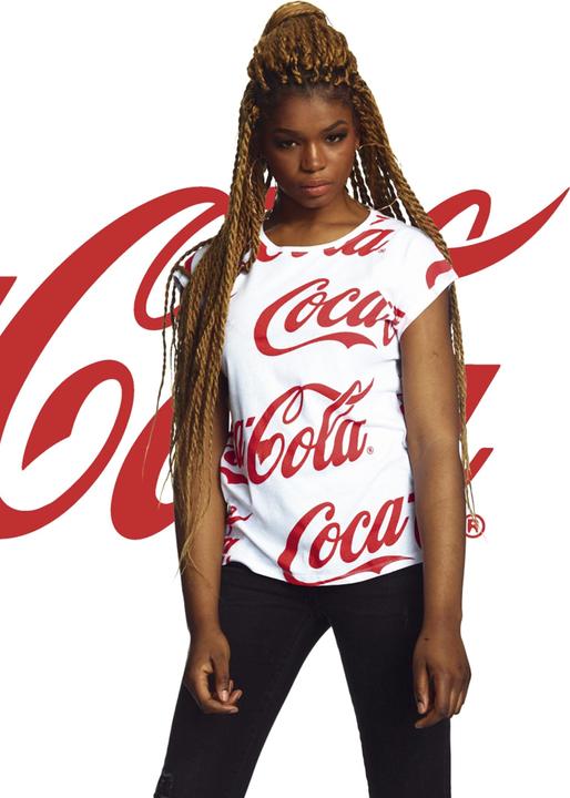 Produktbild Merchcode Ladies Coca Cola AOP Tee (XS)
