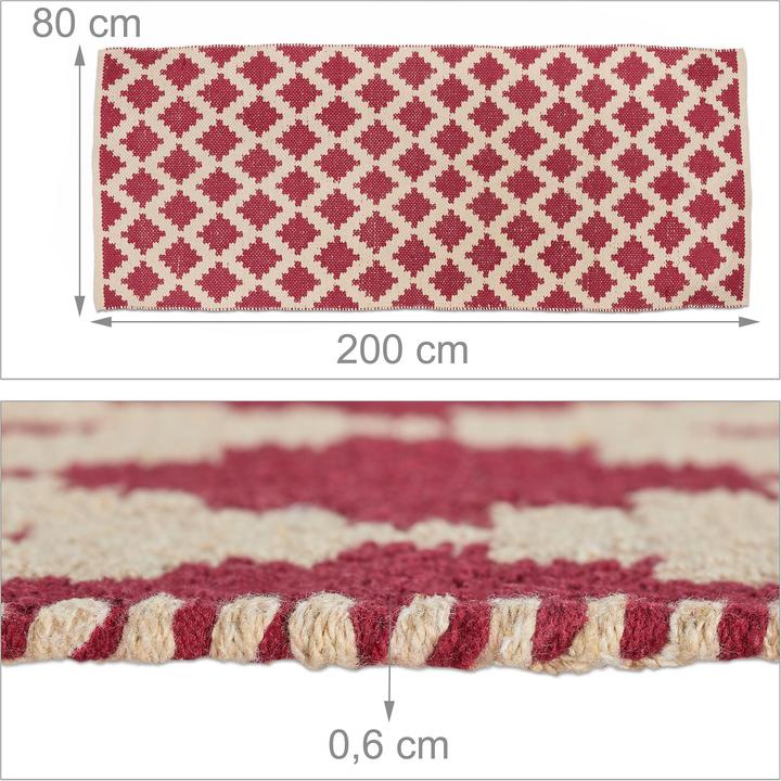 Productafbeelding Relaxdays Teppich (80 x 200 cm)