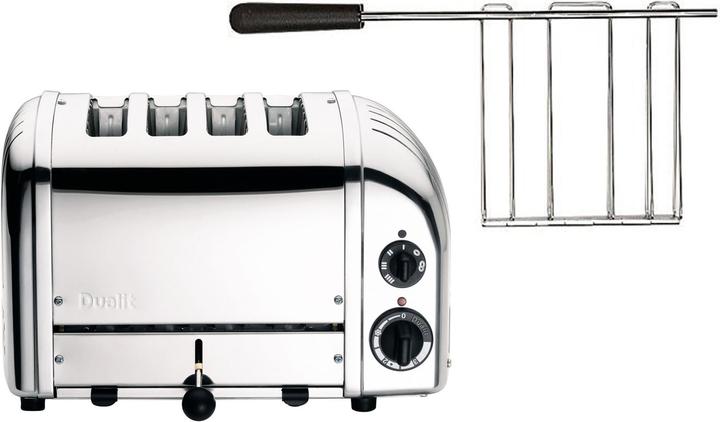 Dualit 4er-Toaster mit Sandwichklammer