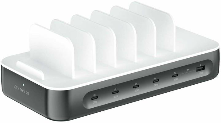 Actual product image 4smarts Charging station Team 100W 5C/1A incl. 6 cables (100 W)