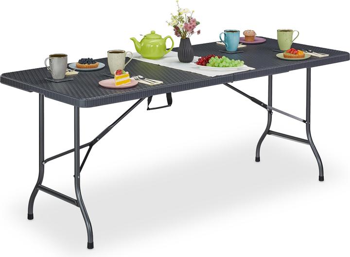 Image du produit Relaxdays Table de jardin (180 cm)