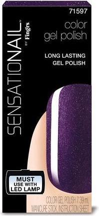 Actual product image SensatioNail Gel polish purple orchid (Purple Orchid, Gel-Effect Nail Polish)