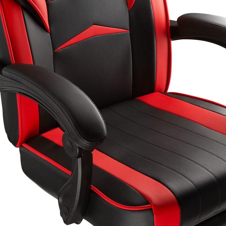 Produktbild tectake Racing Bürostuhl mit Fussstütze