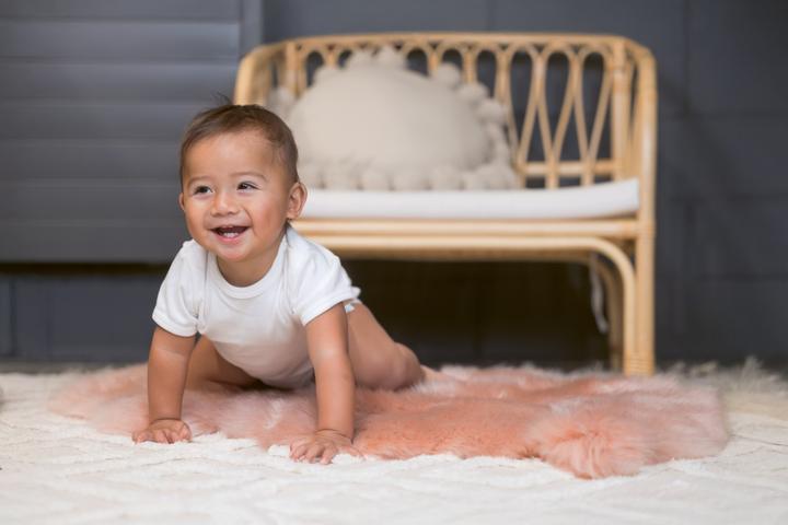 Actual product image Zewi Borregos pink lambskin (95 cm)