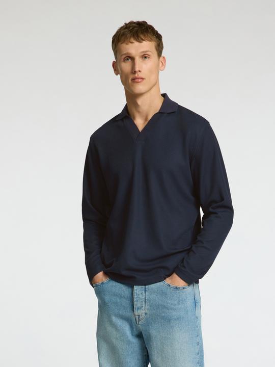 Produktbild Selected Homme Strick Langarm-Poloshirt (XXL)